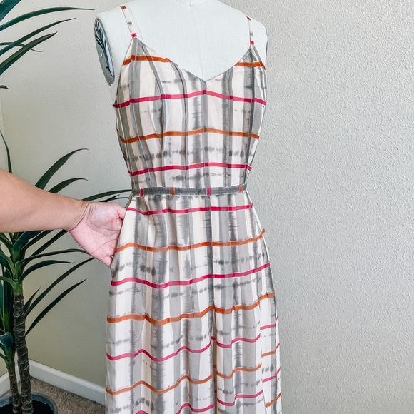 Sold! Broadway & Boom Pleated Pocket Maxi Dress sz 0 - Picture 4 of 8